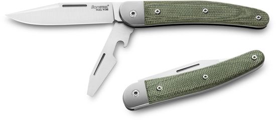 Складной нож Lion Steel "Jack" L/JK2 CVG c клинком из стали Böhler M390 Microclean®, рукоять микарта