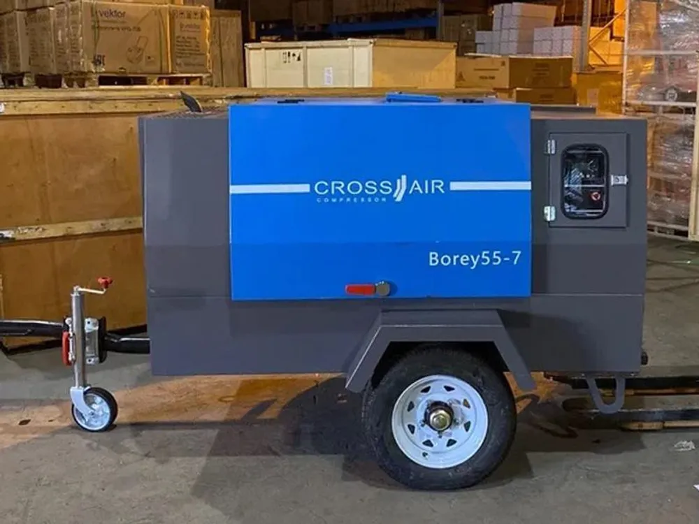 Дизельный компрессор Borey 102-7FZ Crossair на шасси