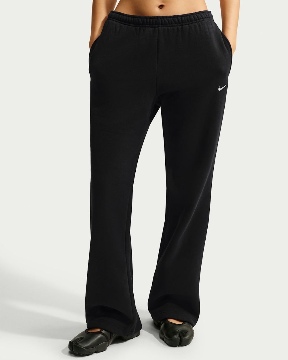 Брюки спортивные женские NIKE W NK STDO FLC MW MR STD OH PNT