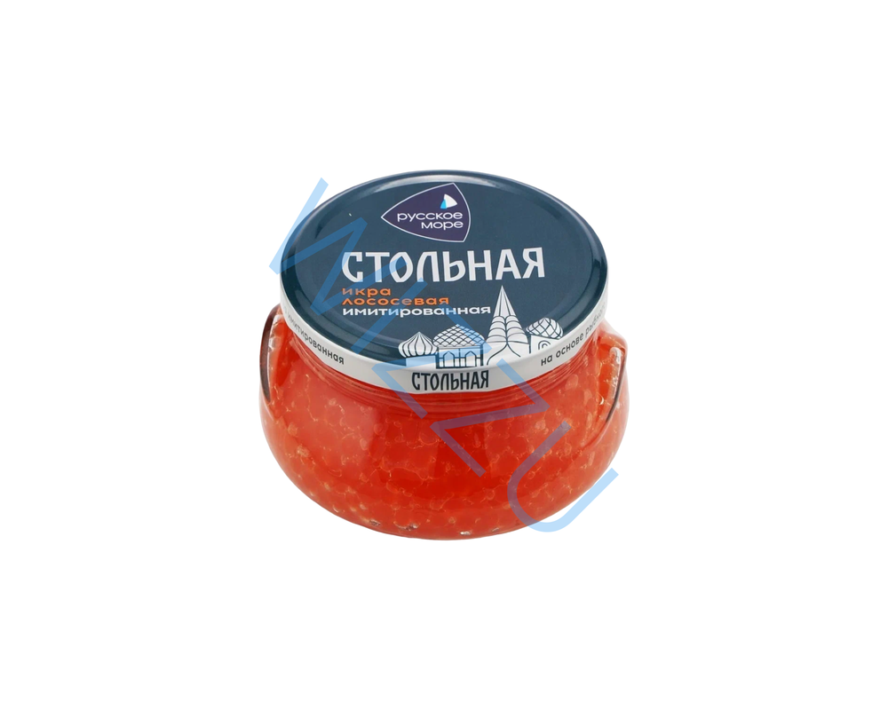 Икра Русское Море лососевая имитирован Стольная ст/б 230г