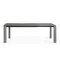 Стол раздвижной Atta 160-220x90 см, антрацит, серая керамика