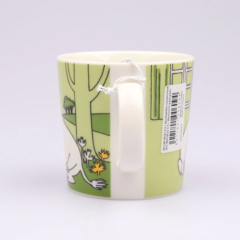 Moomin Кружка Arabia Muumitroll grass-green 300 мл (Из Финляндии)