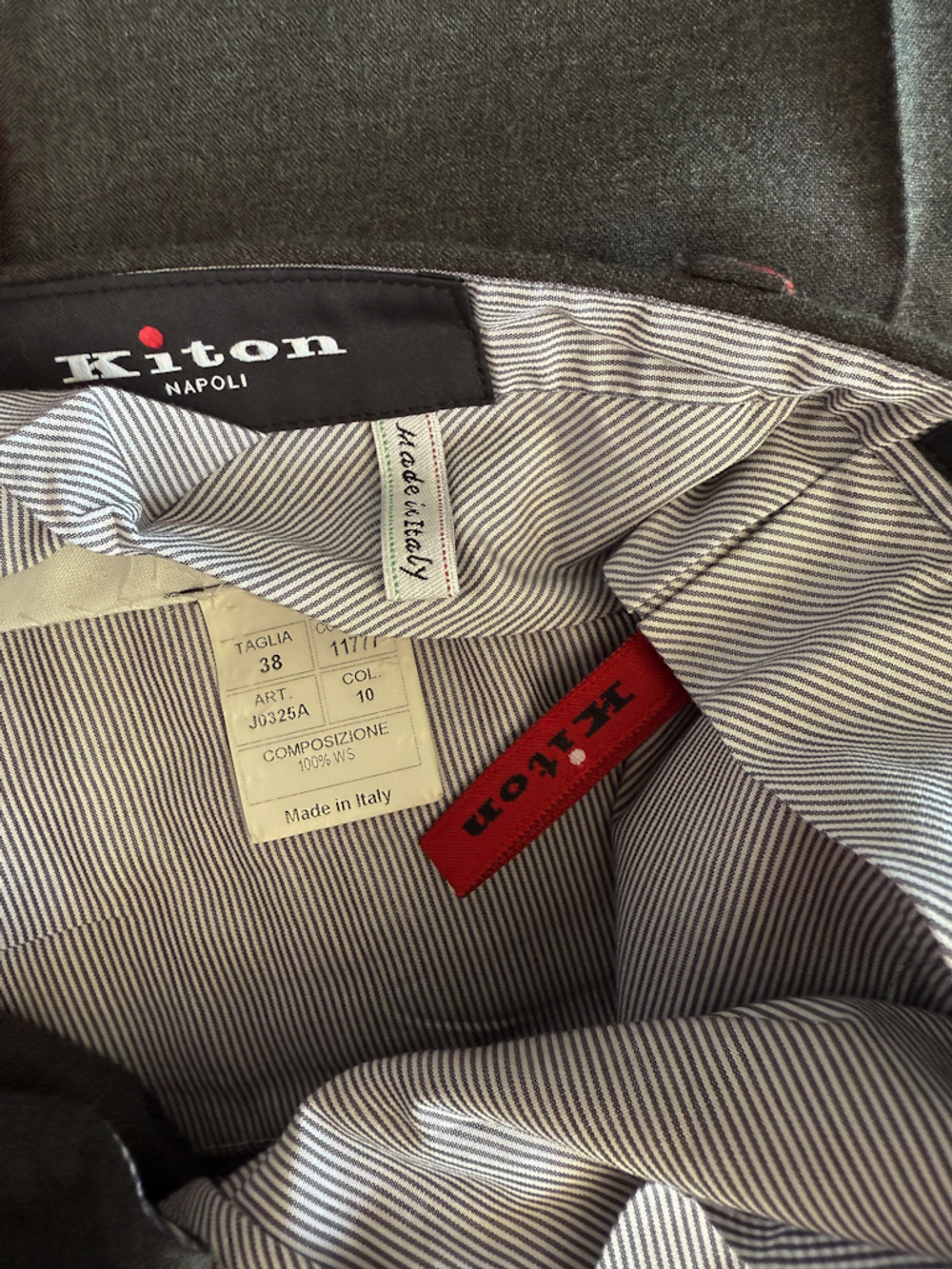 Шерстяные брюки Kiton, L