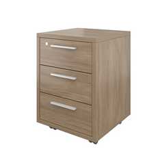 Тумба выкатная Дублин ДБ17.С (3 ящика с замком) 450х450х600