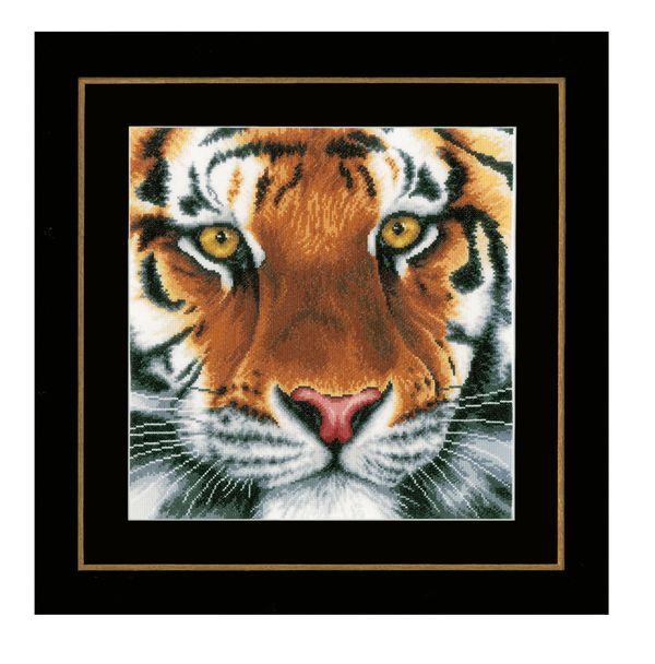 Набор для вышивания нитками Lanarte, Tigre, 35х34 см