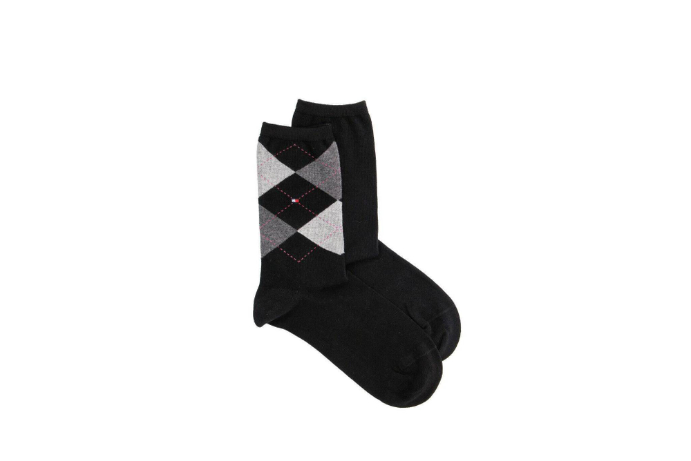 носки 2 пары Tommy Hilfiger - черный(443016001)