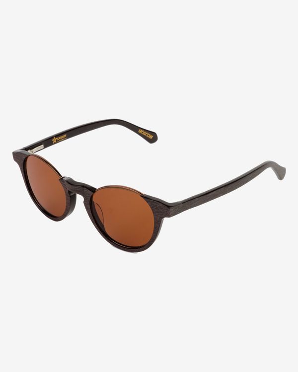 Очки солнцезащитные Spunky Oliver 6 Brown Wood / Dark brown lens - фото 2