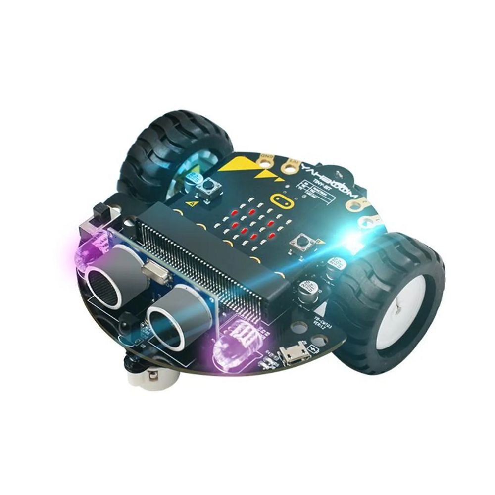 Электронный конструктор для сборки робота BBC micro:bit Yahboom Tiny:bit с геймпадом