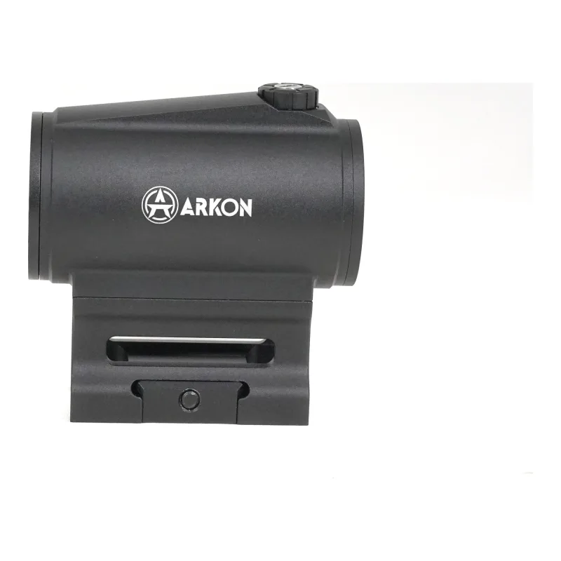 Коллиматорный прицел ARKON Pointer 1x25D / Аркон Поинтер 1 25 Д - вид слева на высоком креплении