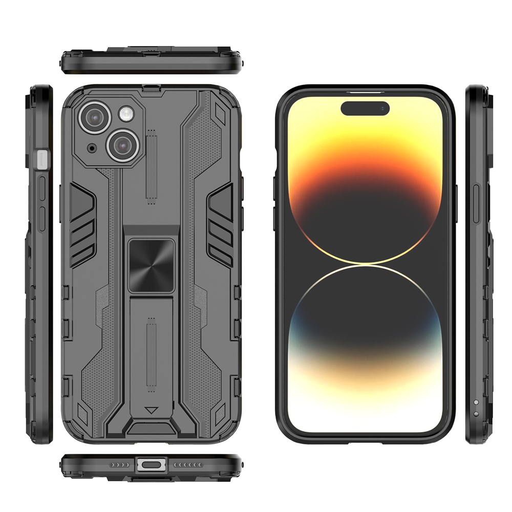 Противоударный чехол с подставкой Transformer для iPhone 15 Plus