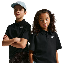 Детская футболка Nike Kids Sportswear Club Knit Short Sleeve — black/white
