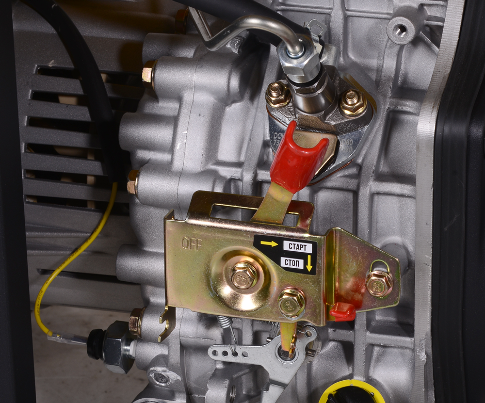 Электрогенератор дизельный LDG 5000L Huter
