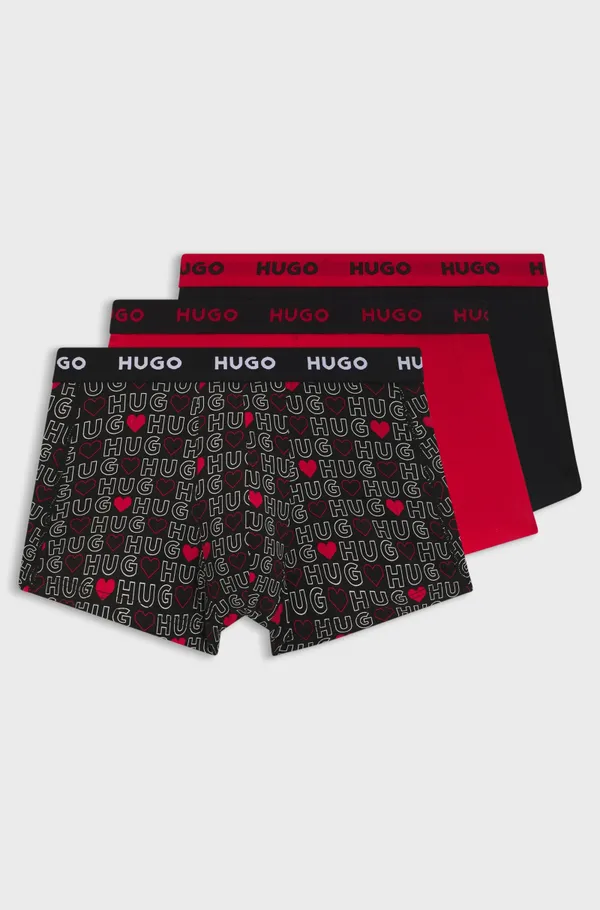 Трусы мужские HUGO TRUNK TRIPLET DESIGN