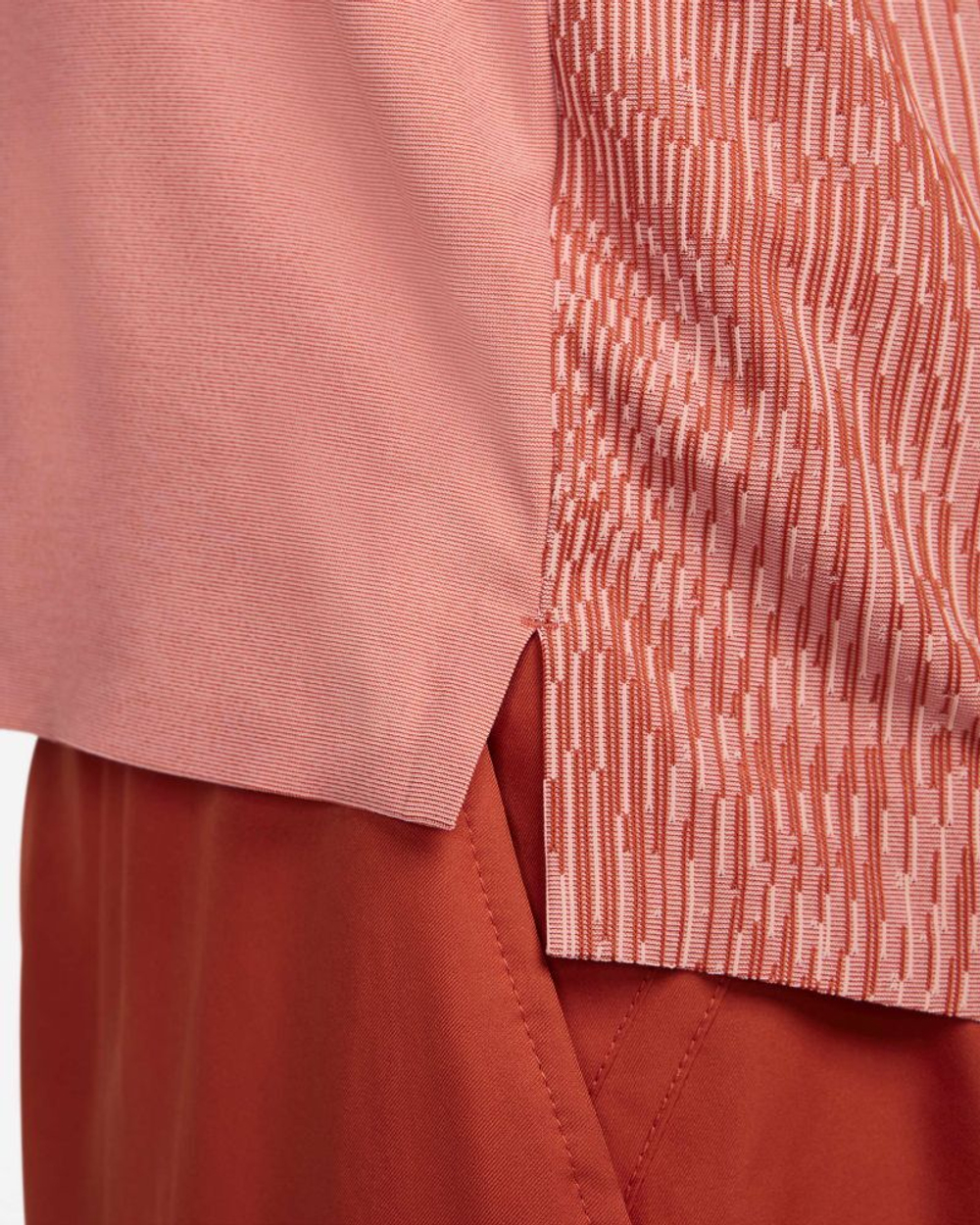 Мужское теннисное поло Nike Dri-Fit Adventage Slam RG Tennis Polo - pink quartz/rust factor/black