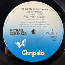 Винтажная виниловая пластинка LP The Michael Schenker Group (Япония 1980) (Без Оби)