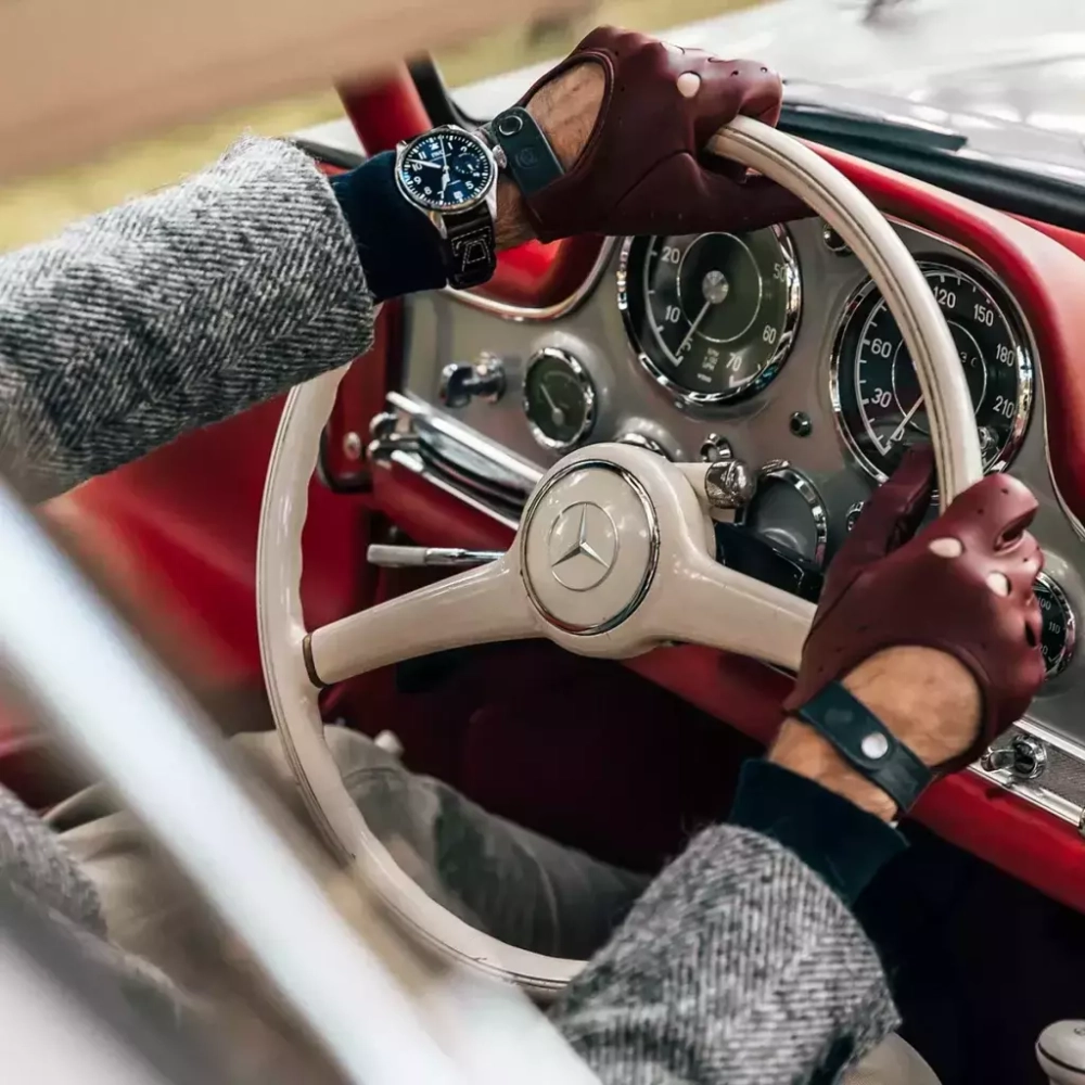 Водительские перчатки Cafe Leather Triton Driving Gloves - M