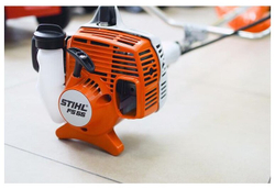 Триммер STIHL FS55 GBS, бензиновый, 2MIX 2х-тактн 0,75кВт 1л.с T-образная, лямка, нож, без катушки