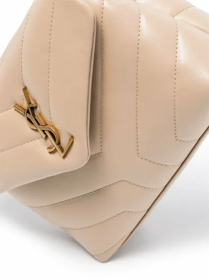 Сумка Saint Laurent Loulou Toy бежевый