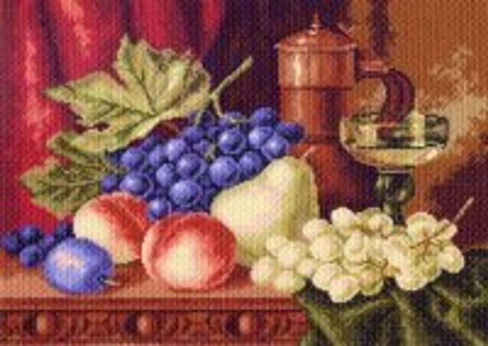 Набор для вышивания нитками Матренин Посад, Вкус осени 37х49 см Набор для вышивания нитками Матренин Посад, Вкус осени 37х49 см