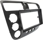 Магнитола для Honda Civic 7 2001-2005 левый руль - FarCar S500+TS105 монитор 13" 2K QLED на Android 14, Быстрая, CarPlay, 4G SIM-слот