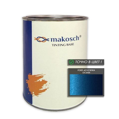 Автоэмаль makosch/FORD 6DVCWWA, Базовая эмаль, синий, перламутр, 800мл.
