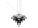 Pendant design lamp  GRAVITY (M) by Forestier (Black)