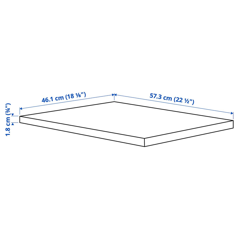 IKEA KOMPLEMENT  (ИКЕА КОМПЛЕМЕНТ)  -  Полка - серо-бежевый 50x58 см