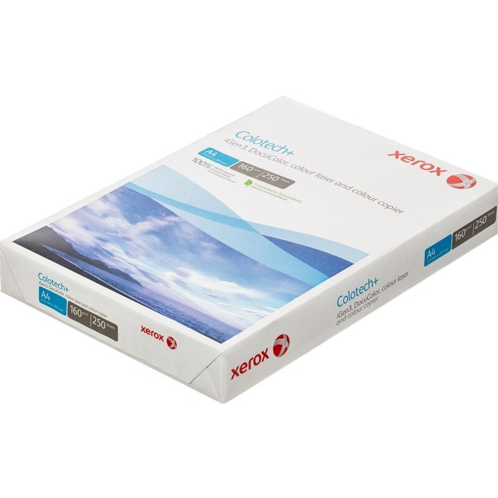 Бумага XEROX Colotech Plus Blue, 160г, A4, 250 листов (кратно 5 шт)