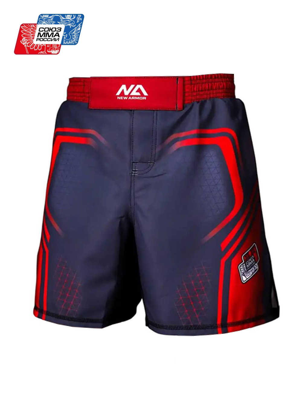 Шорты NEW ARMOR СОЮЗ ММА детские красные
