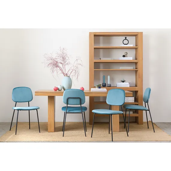 Стул Letto Soft бирюзовый велюр