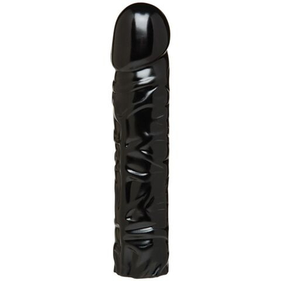 Насадка-фаллоимитатор Vac-U-Lock CodeBlack 8 Inch Classic Dong - 19,3 см. (Цвет: черный)
