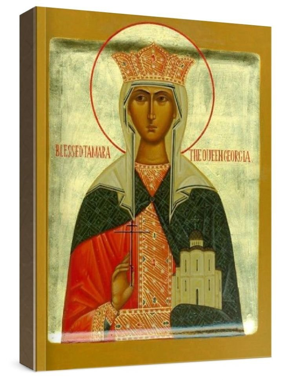 Тамара Грузинская (рукописная икона)