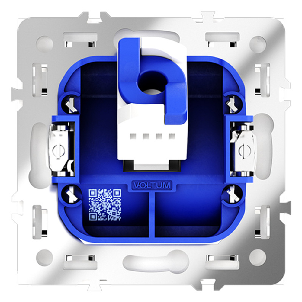 Розетка компьютерная встраиваемая VOLTUM S70 RJ45 кат.6, (кашемир)