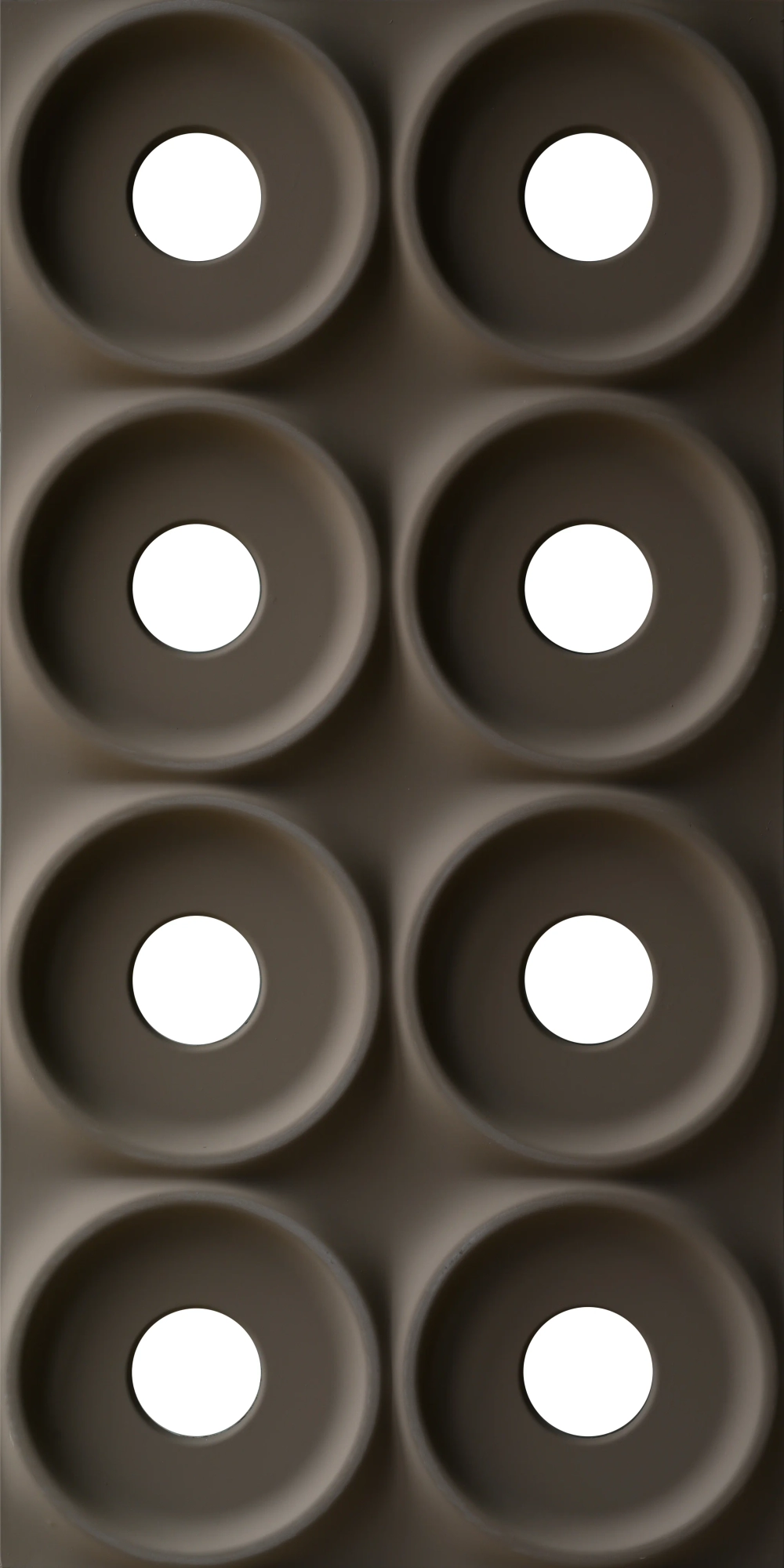 НЛ-04, Объемная полиуретановая панель, круги, Серый / PU BLOCK PANEL HL-04 Light Black