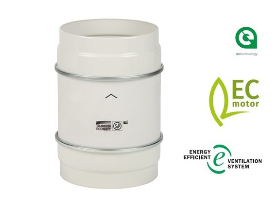 Энергоэффективный канальный вентилятор Soler Palau TD-800/200 ECOWATT