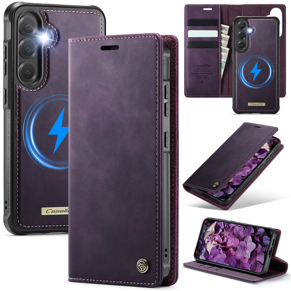 Чехол-кошелек CaseMe 2 in 1 MagSafe Samsung Galaxy S25+