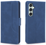 Стильный чехол-книжка из кожи для SAMSUNG GALAXY S23 FE с отделом для наличных, 3 слотами для карт и подставкой