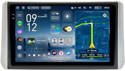 Магнитола для Mitsubishi Xpander, Xpander Cross - Teyes CC4-PRO монитор 9.5" 2K QLED на Android 13, Быстрейшая, Snapdragon 778G, ИИ, CarPlay, DSP, 4G SIM-слот