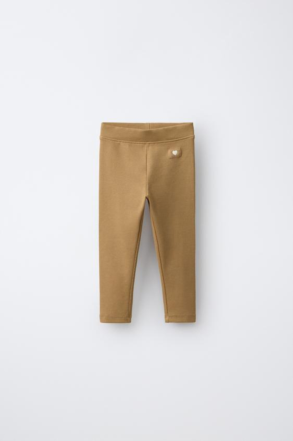 ZARA ЛЕГИНСЫ В РУБЧИК С ЭТИКЕТКОЙ, РЫЖЕВАТО-КОРИЧНЕВЫЙ