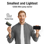 Устройство пусковое портативное бустер Yesper 8000mAh 29.6Wh 1200A Model: Armor mini