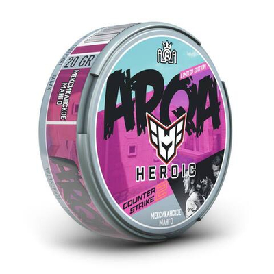 Снюс ARQA CS:GO HEROIC (120 МГ) - МЕКСИКАНСКОЕ МАНГО