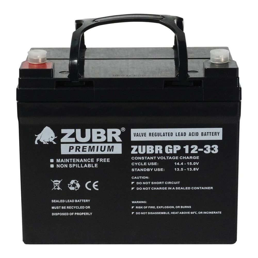 Аккумулятор ZUBR GP12-33 Аккумулятор ZUBR GP12-33