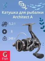 Катушка с передним фрикционом Architect A Spinning Reel 2000