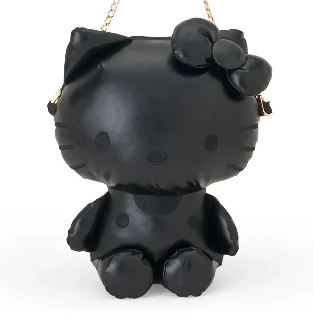 SANRIO СУМКА HELLO KITTY ЧЕРНАЯ НА ЦЕПОЧКЕ