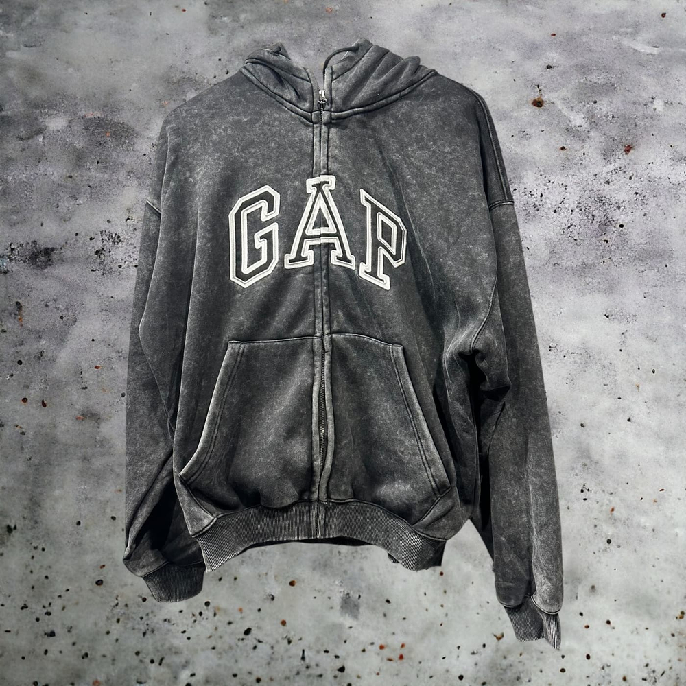 Худи Zip GAP #2 • Черный