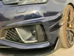 Карбоновая губа переднего бампера для AUDI S4 B9 B9.5 2017+ Ауди аэродинамический обвес