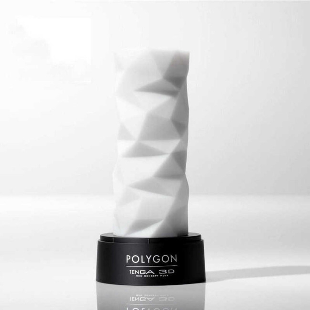 Мастурбатор Tenga 3D Polygon (Цвет: белый)