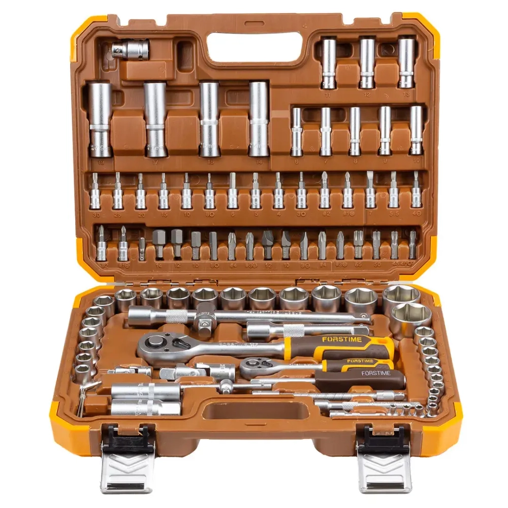 Набор инструментов 94 пр.1/4'',1/2''(6гр.)(4-32мм) FORSTIME FT-4941-5