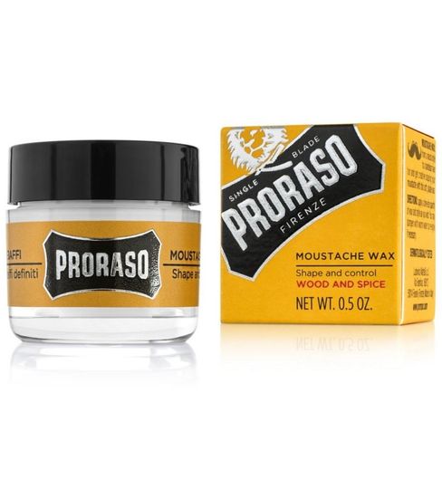 Воск для усов Proraso, Wood and Spice, 15 мл