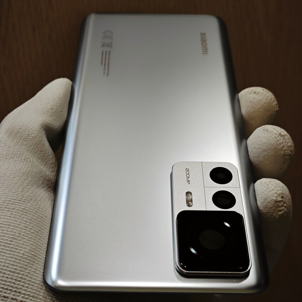 Задняя крышка ORIGINAL для Xiaomi 12T Pro 22081212UG - ( заднее стекло ) цвет: Серебристый